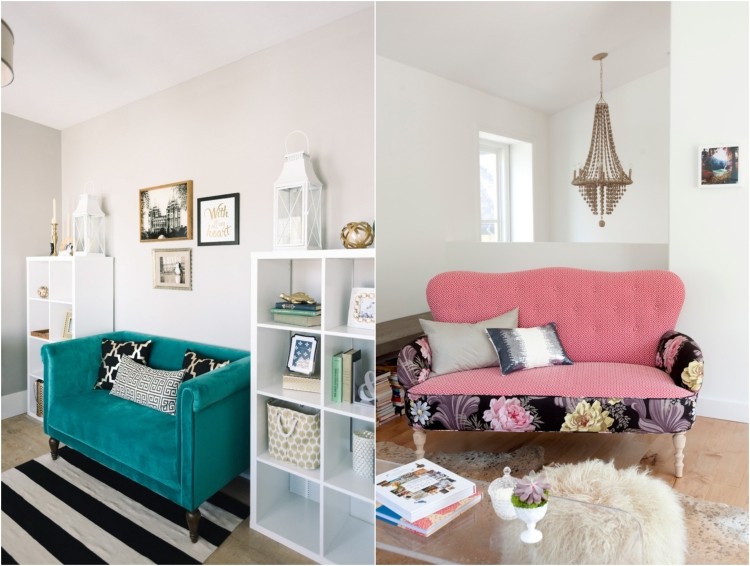 canapele-mici-living-2-locuri-tapiterie-colorata