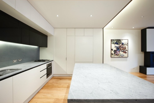 blat de bucatarie minimalist din marmura blat de bucatarie minimalist din marmura