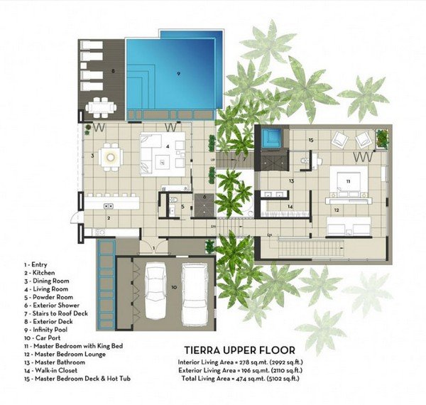 vilă ecologică Costa Rica parter vilă ecologică la parterul Costa Rica