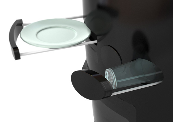 Proiect de mini bucătărie scoate spațiul de depozitare a vaselor Designul mini-bucătăriei scoate spațiul de depozitare a veselei