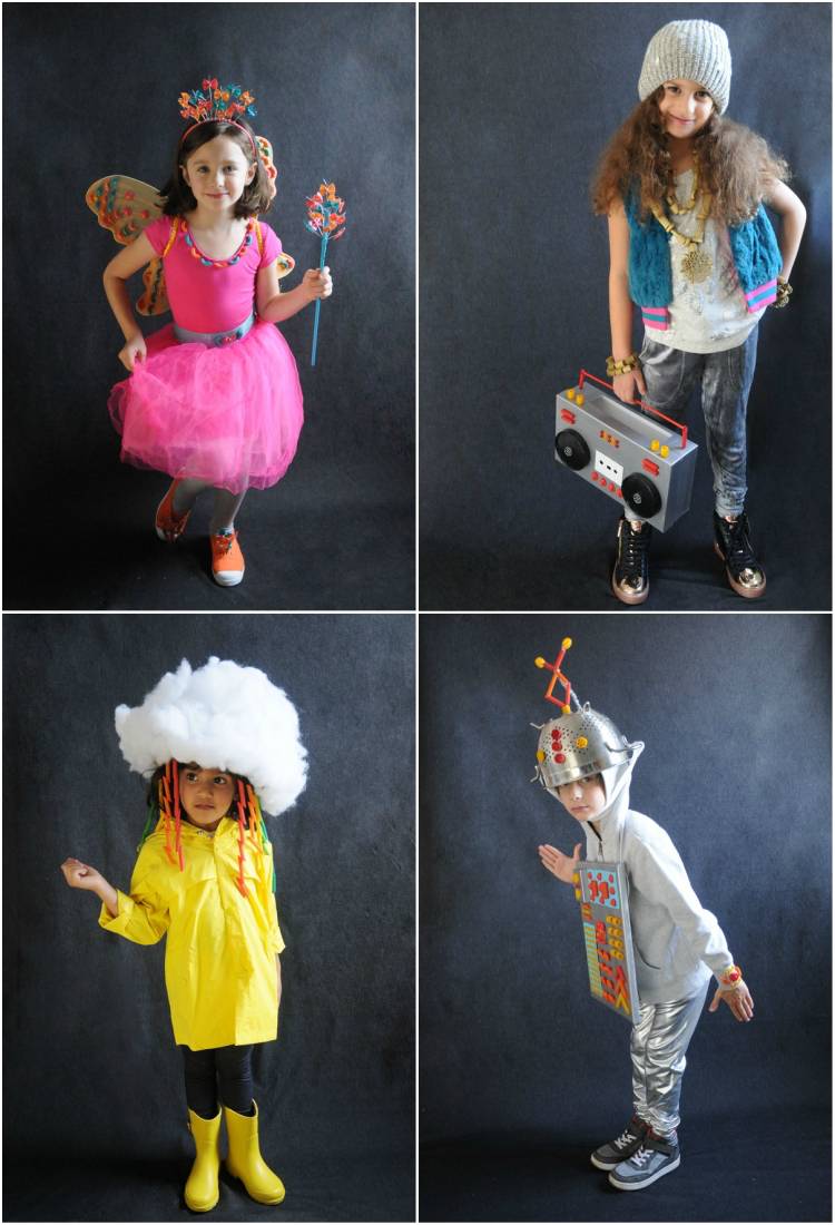 Faceți costum cu tăiței făină de tineri costum instrucțiuni de idei pentru copii