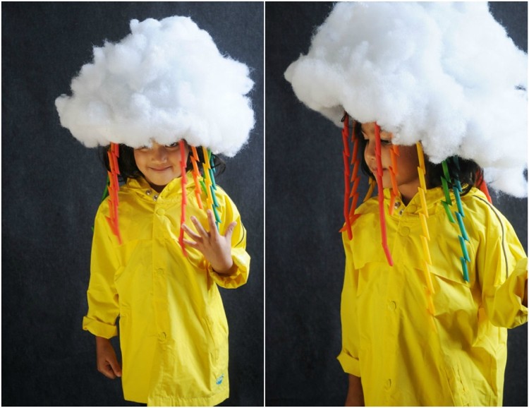 costum tinker noodles cloud rain jacket galben