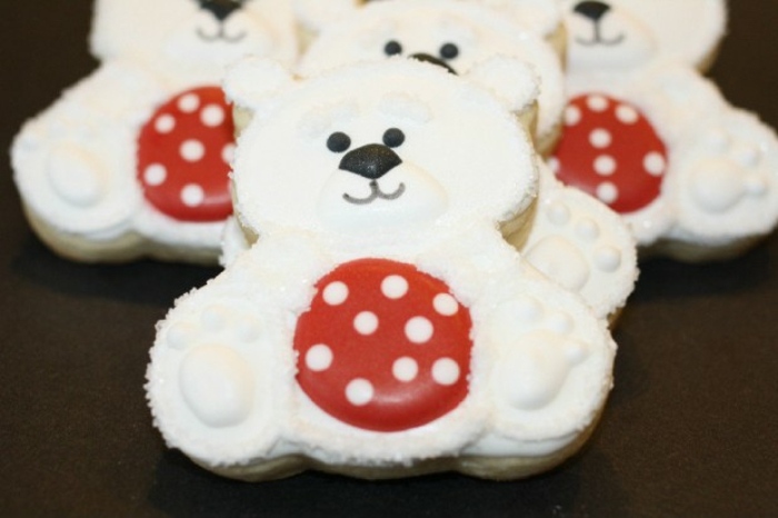 micul urs polar dulce ca o prăjitură de Crăciun Matrite pentru urs polar