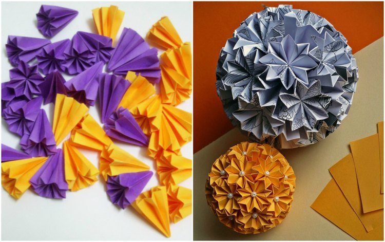 Ideea mingii de flori Venus Kusudama