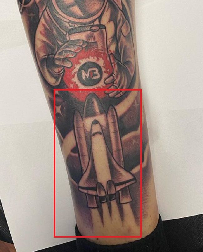 ラメロボール-ロケットボール-タトゥー