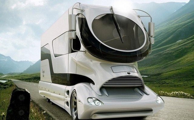Elemment Palazzo Motorhome Luxury Exterior Design Elemment Palazzo autocaravana design de lux modern exterior