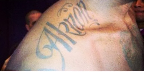 Tatouage LeBron Akron -