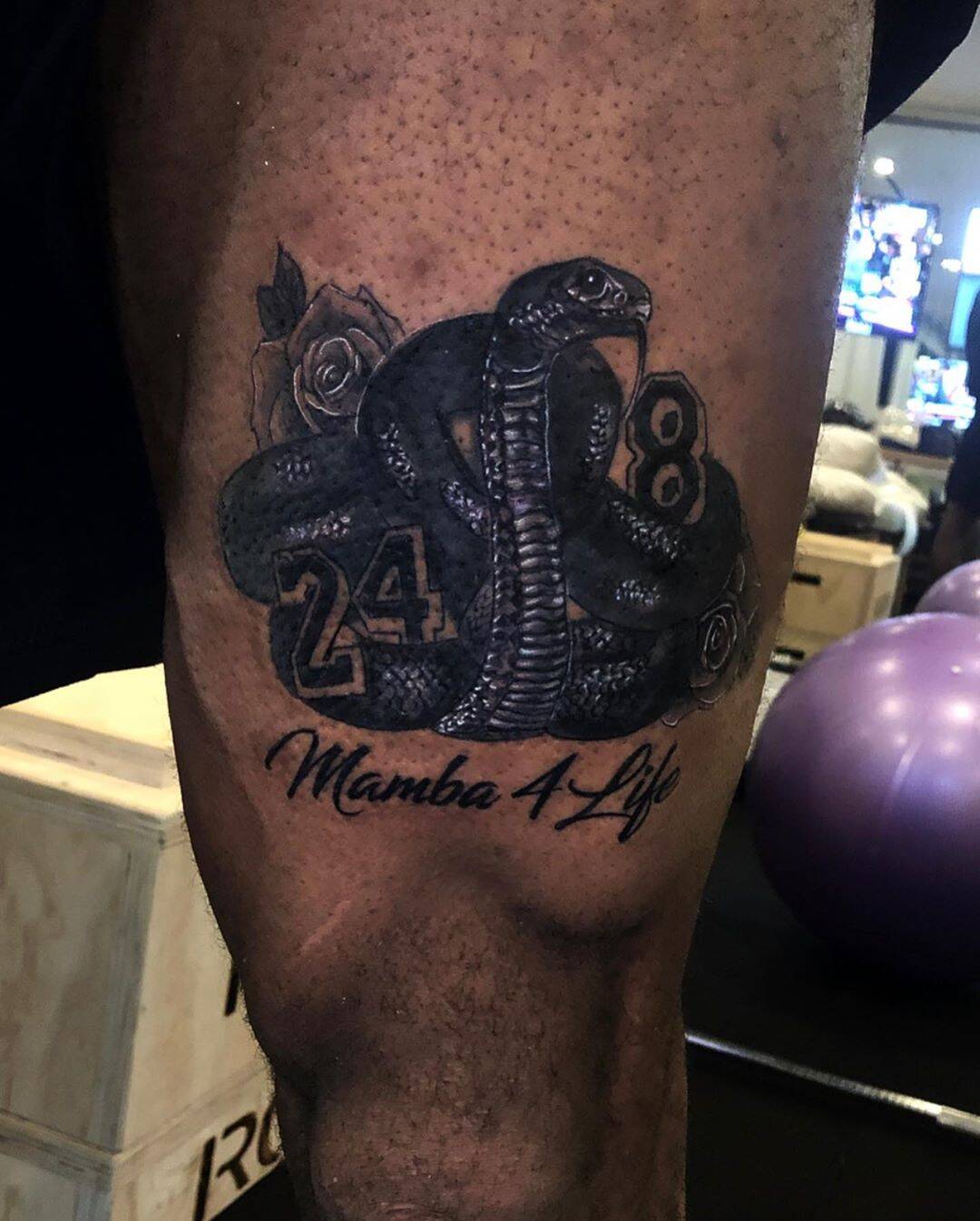 Tatouage LeBron James Mamba