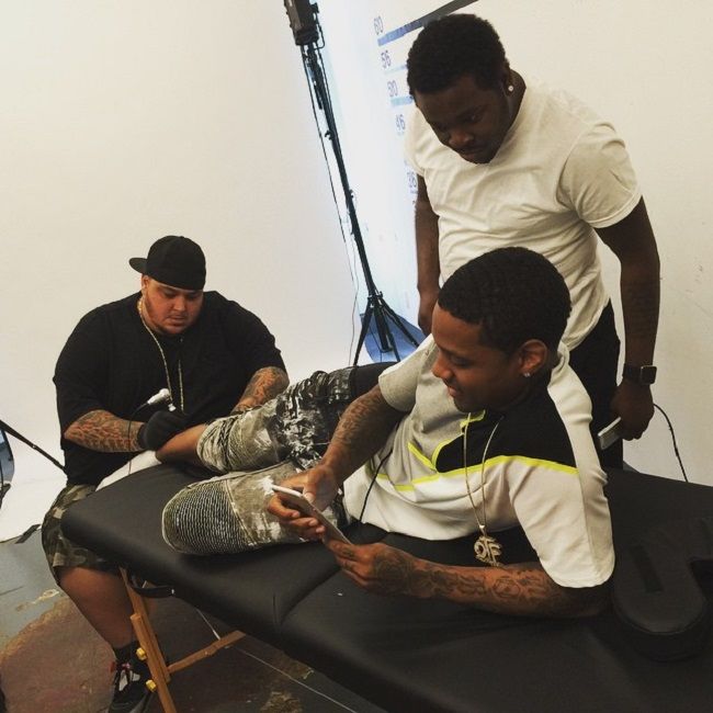 tatuagem de lil durk-rei de chicago