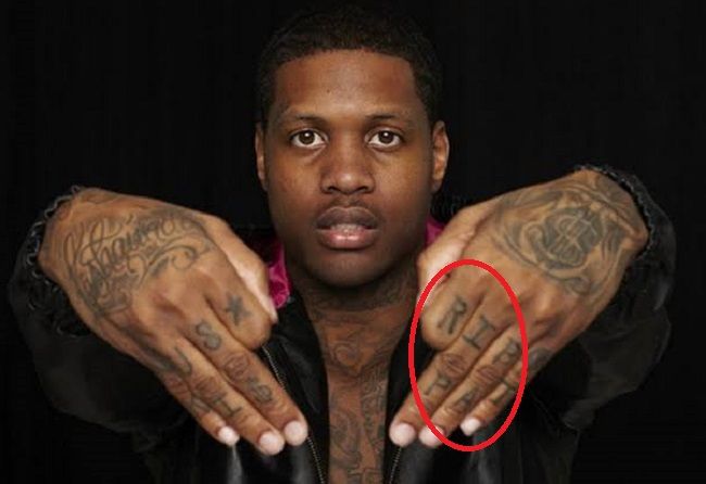 tatuagem de lil durk-rip pat