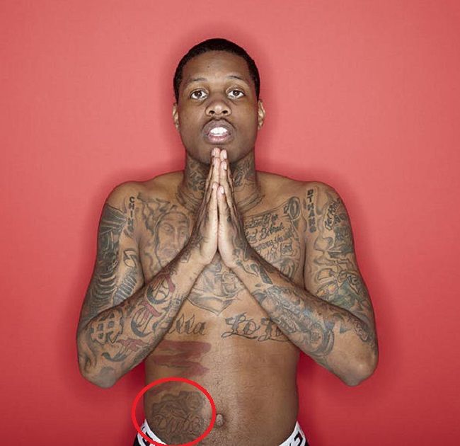 tatuagem lil durk-pluto