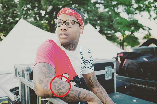 tatuagem de lil durk-cifrão