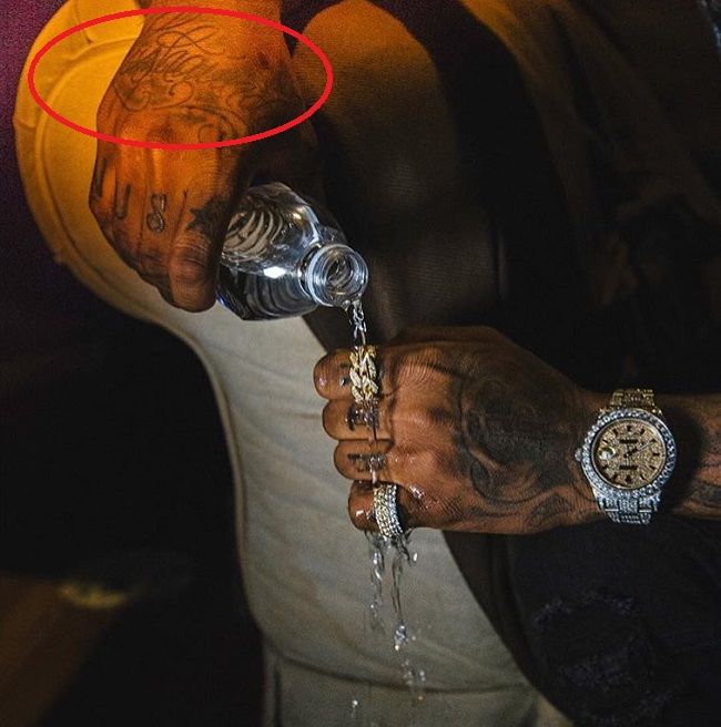 tatuagem lil durk-lashaunda