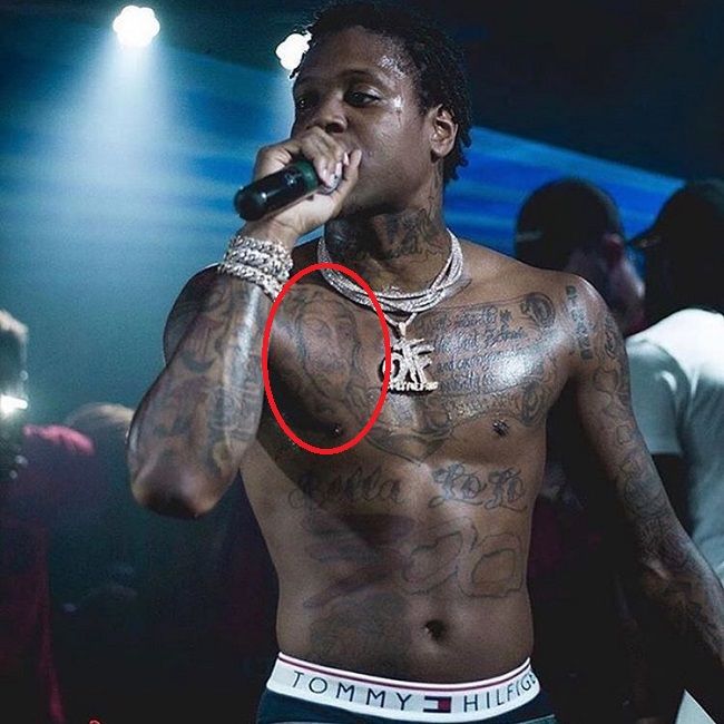 tatuagem lil durk-jesus
