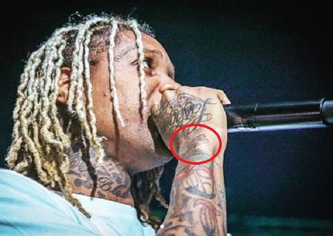 tatuagem capo lil durk-rip