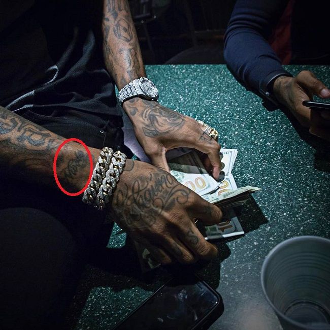 tatuagem lil durk-nicole