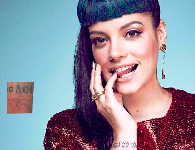 Tatuagens de Lily Allen