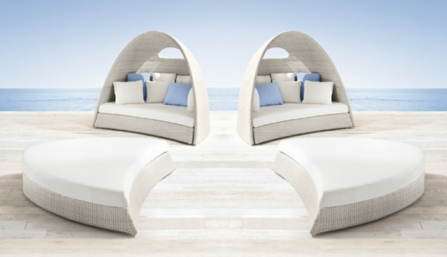 Pat de zi mobilier din ratan mese de cafea masute scaune idei de design