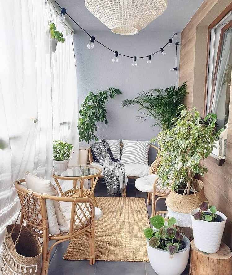 Mobilier de salon balcon mic economisind spațiu șezlong balcon instrucțiuni DIY