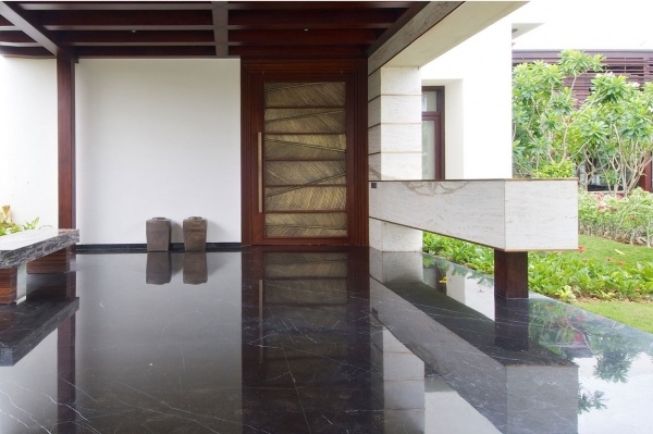 Frill House India Porch Design Pardoseli Frill House India Porch Design Podele cu luciu ridicat