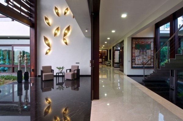 Pardoseală lucioasă Frill House Lighting Decorative Design lucios pentru iluminat la domiciliu