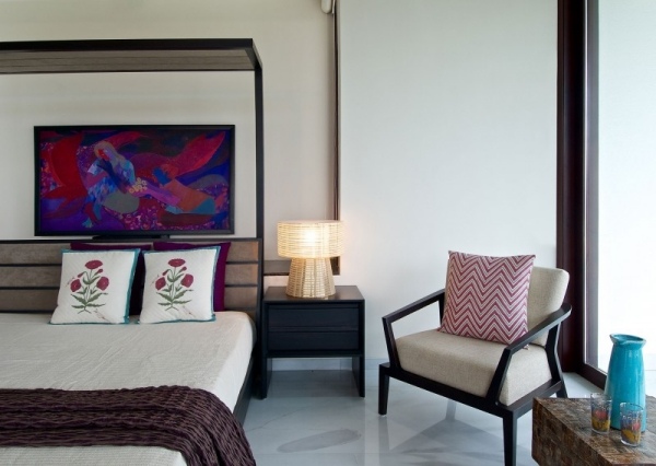 Dormitor amenajat canapea extensibilă Design interior canapea extensibila dormitor