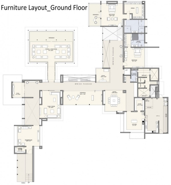 Planul etajului casei Frill Planuri de etaj ale casei
