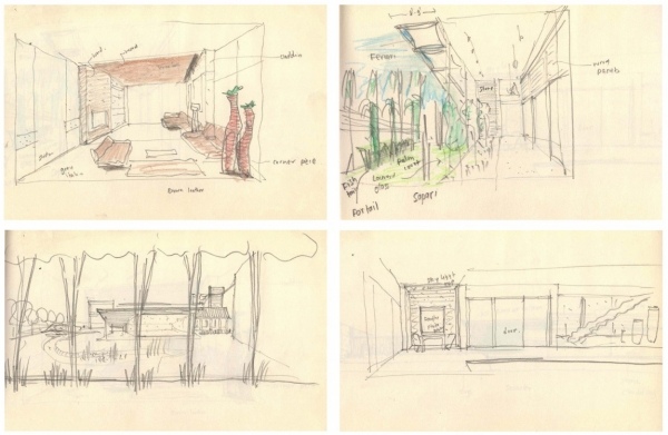 Proiectare schiță pentru casă Frill House Sketch Design India