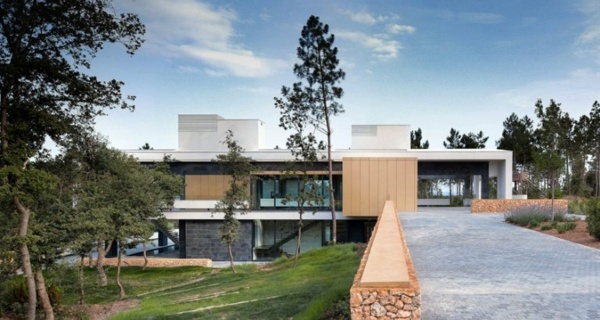reședință modernă minimalistă - privire laterală reședință modernă minimalistă - vedere laterală
