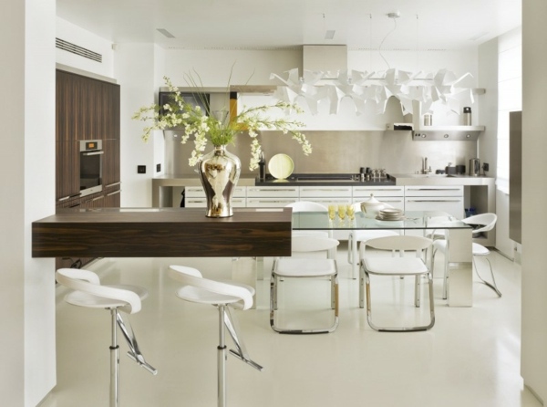 bucatarie alba sufragerie design modern