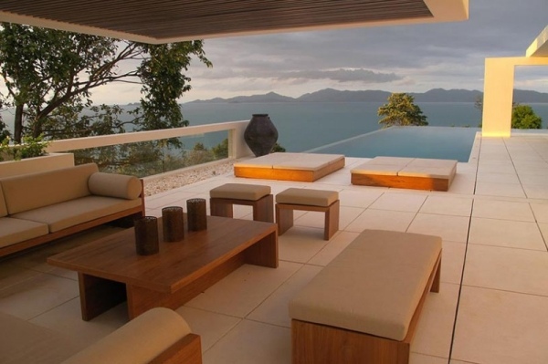 vilă de vacanță de lux cu arhitectură inovatoare lounge din Thailanda vilă de vacanță de lux cu arhitectură inovatoare în lounge-ul din Thailanda