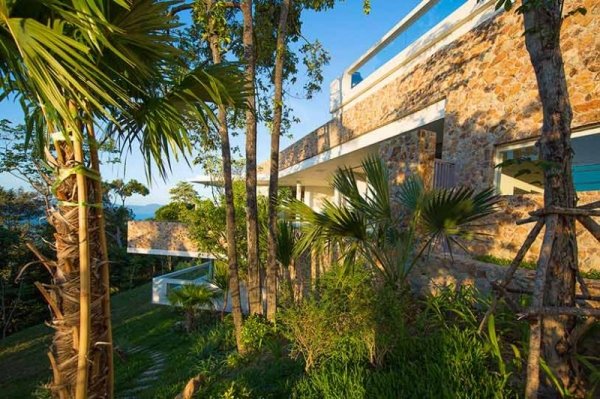 vilă de vacanță de lux cu arhitectură inovatoare grădină thailandeză vilă de vacanță de lux cu arhitectură inovatoare în grădina thailandeză