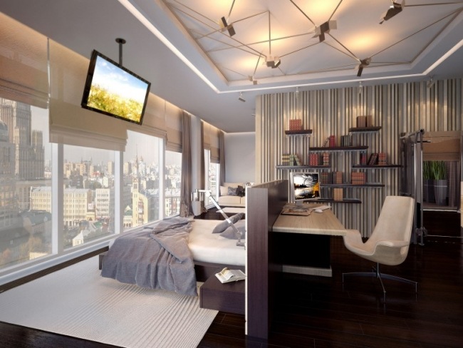 Vizualizare arhitectură 3D vizualizare dormitor digital moscow-penthouse-on-gilyarovskogo