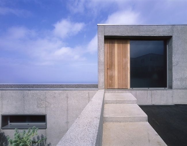 Casa-reședință din beton modern-arhitecți din Tenerife jardin del sol-caa Casă de sticlă din beton-reședință vedere la ocean-arhitecți din Tenerife jardin del sol-caa