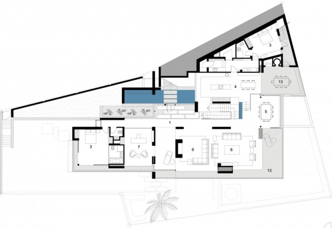 casa pe deal, vedere la mare, orașul capului, planurile saota antoni