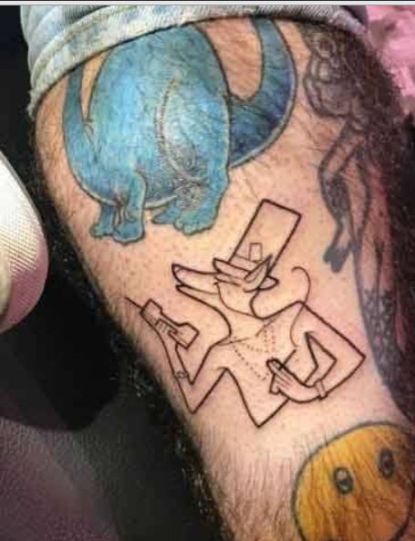 Mac Miller Un brontosauro di colore blu