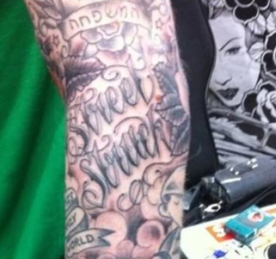 Mac Miller Street ha colpito il tatuaggio