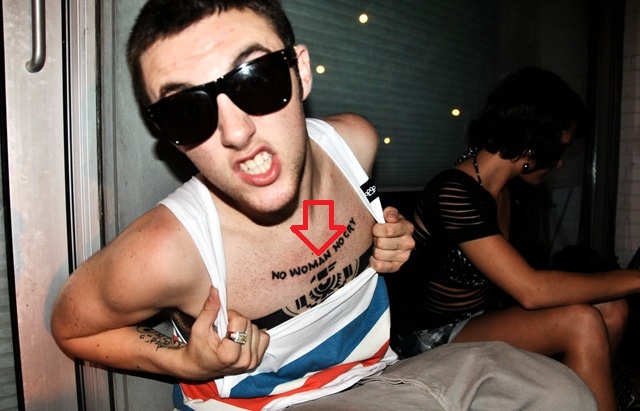 Mac Miller NO WOMAN NO CRY Tattoo