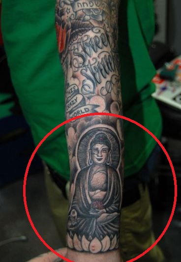 Tatuaggio Mac Miller Buddha