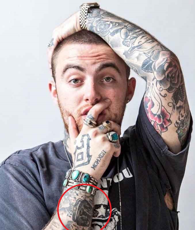Tatuaggio Boombox Mac Miller