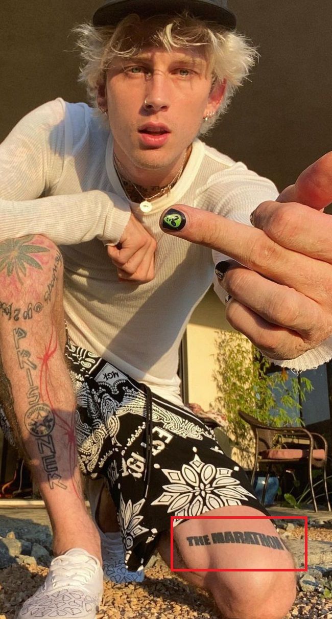 Le marathon continue-Machine Gun Tattoo