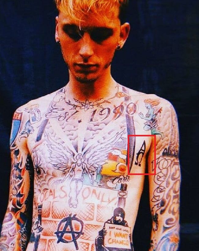 pec gauche de mitrailleuse