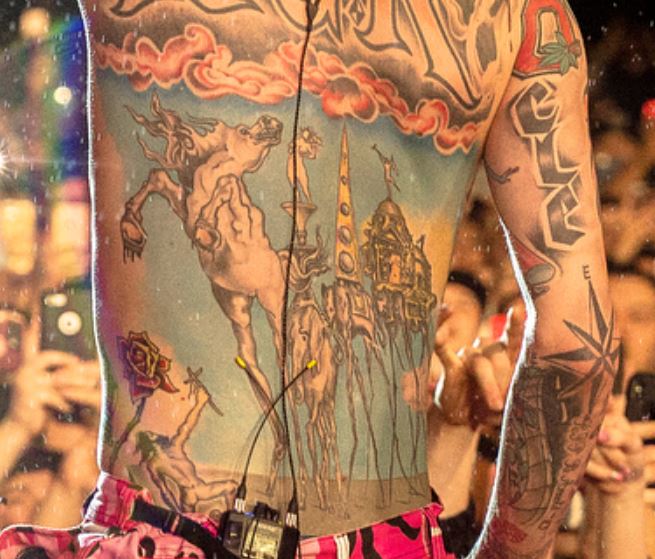 Machine Gun Kelly La Tentation De Saint Antoine Tattoo