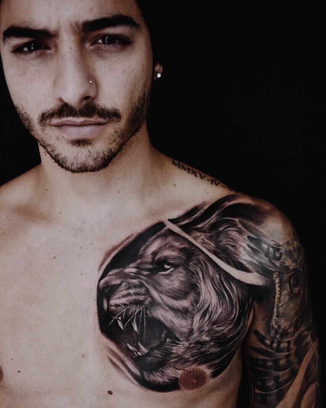 tatuaggio leone-maluma