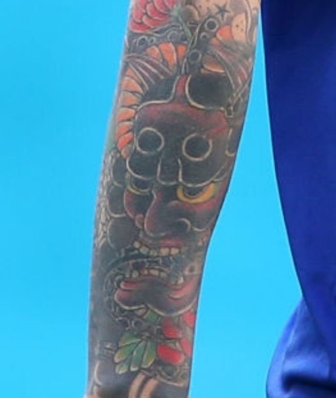 Tatuaggio di copertura braccio destro Marek