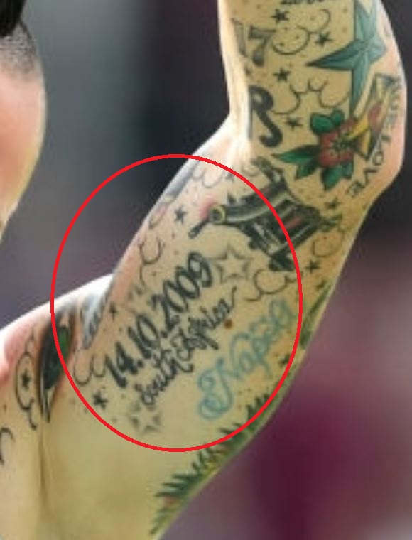 Marek bicipite tatuaggio data