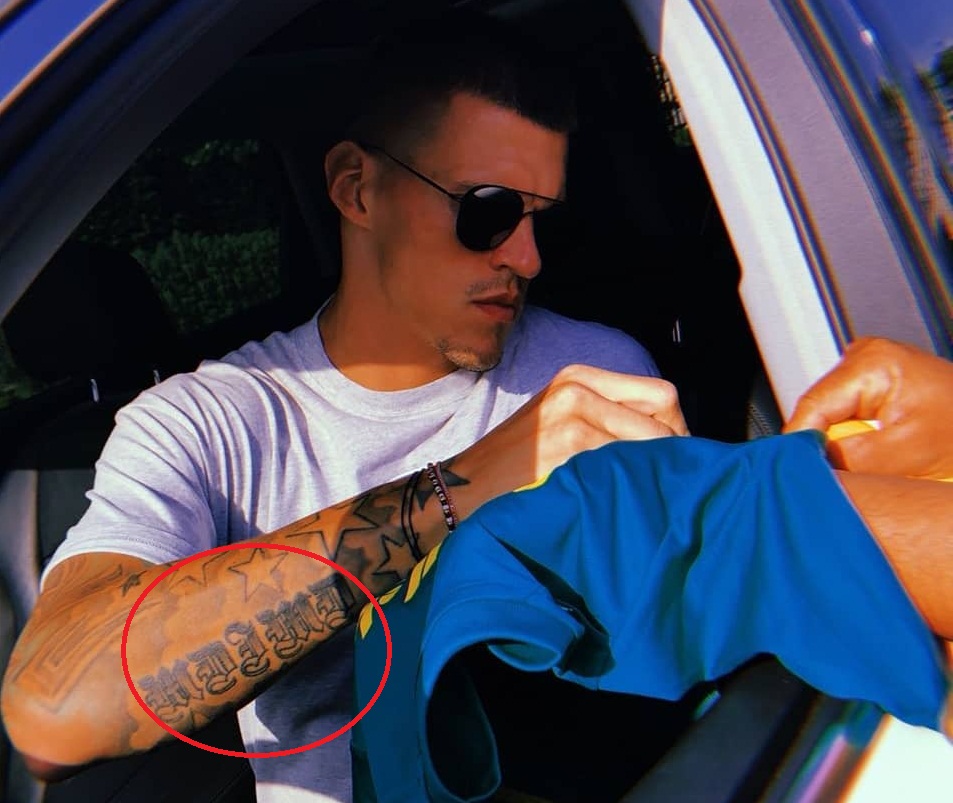 Martin Cartel Leie Arm Chienese Tatoo