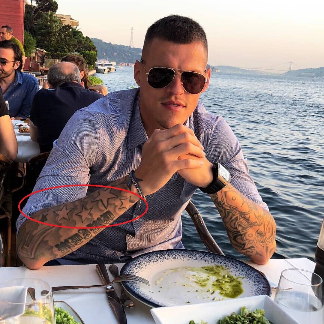 Martin Skertl Star Arrow Star Tattoo