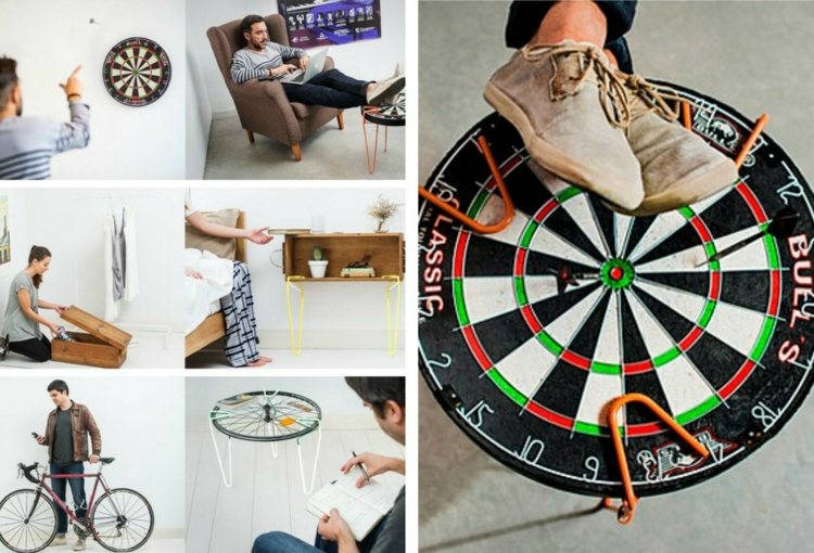 Puteți construi mobilier din diferite lucruri datorită Snap accesoriu snap mobilier idee portocaliu săgeți bicicletă dulap mobilier construi