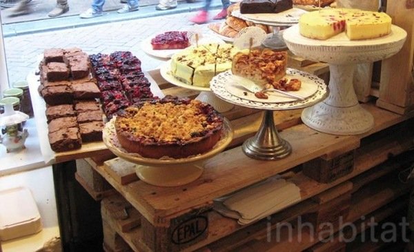 Mobilă euro paleți mobilier de panificație suport vintage pentru tort